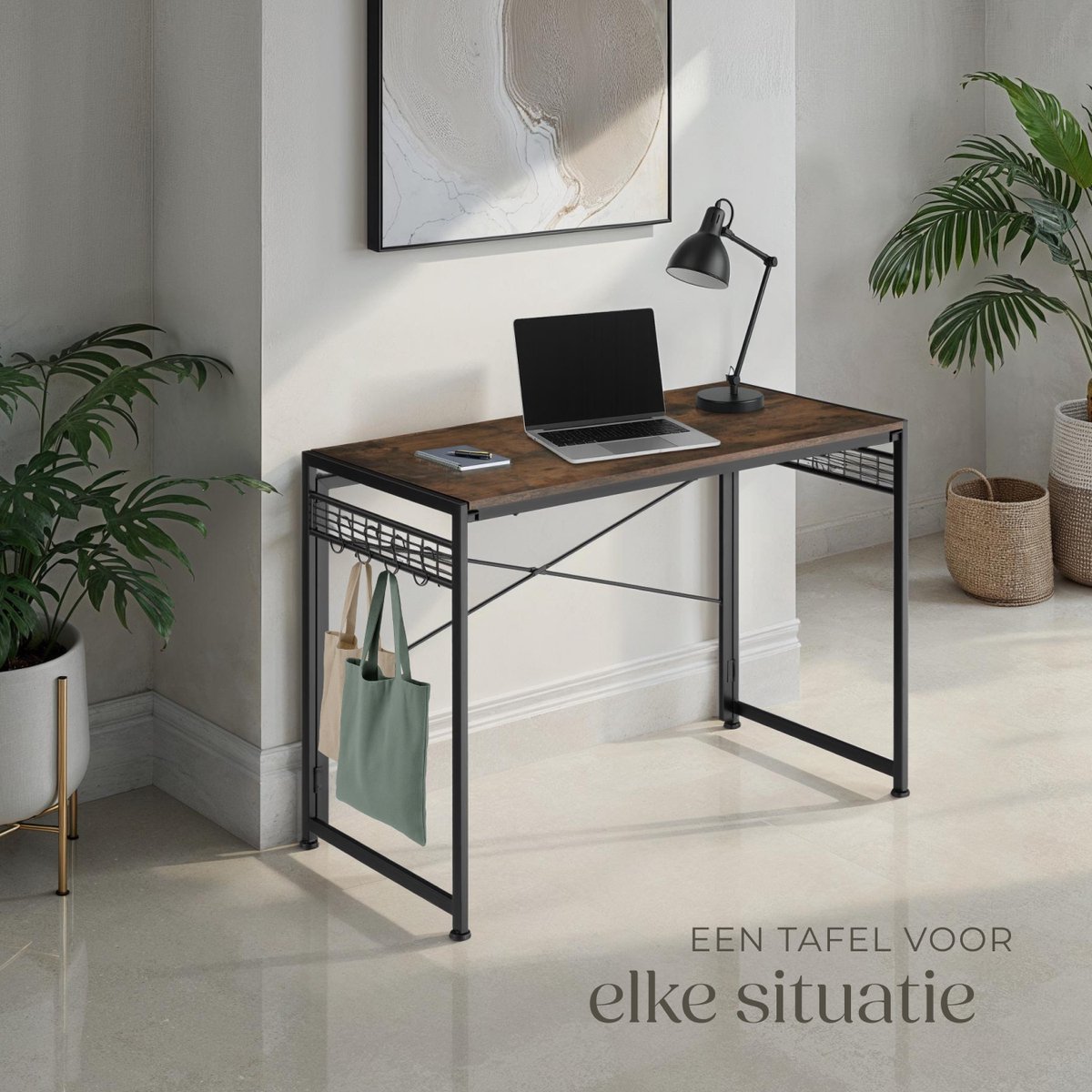tectake tectake Inklapbaar Bureau - afbeelding 5