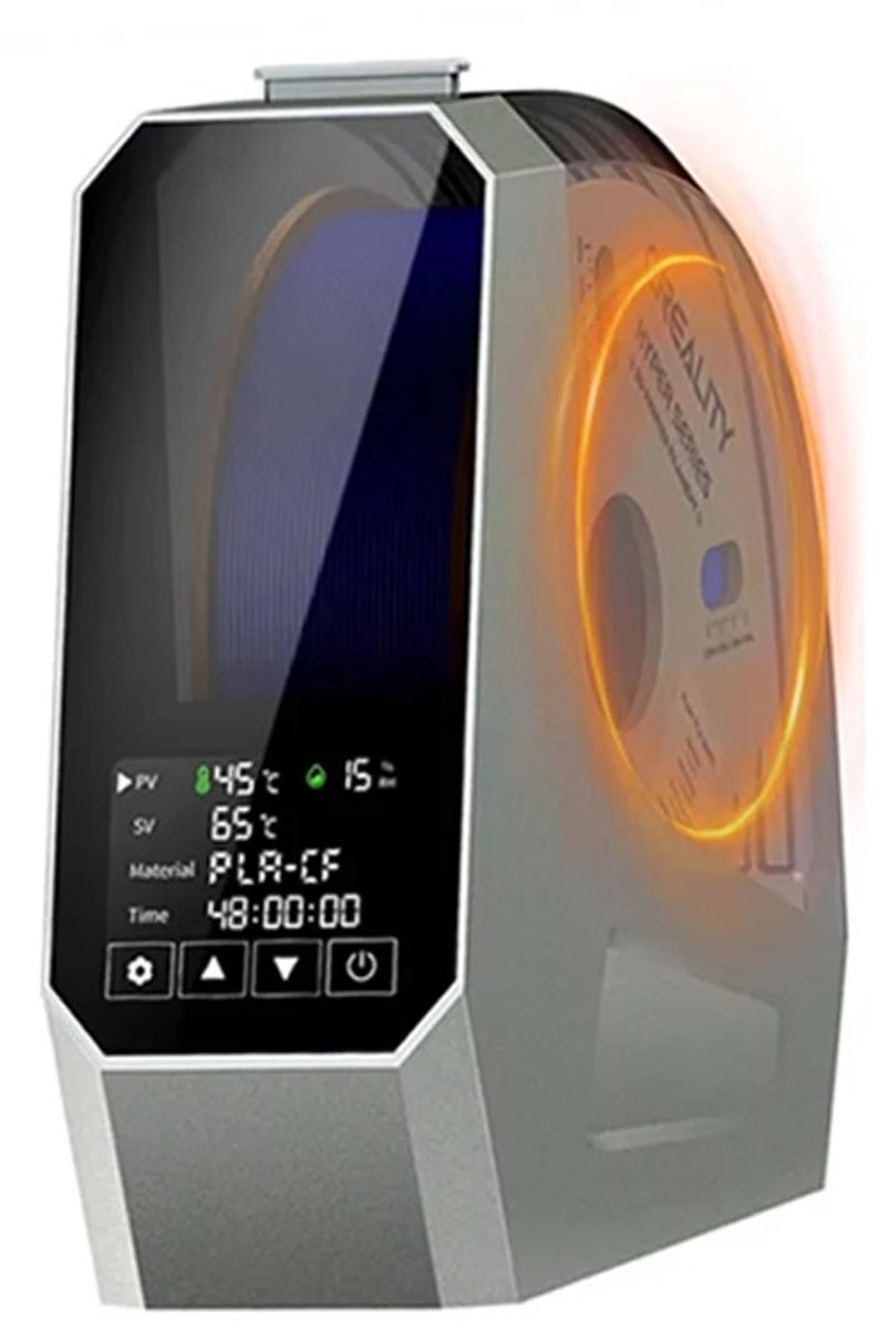 Benelux Select Filamentdroger – Droger - PLA / ABS / PETG – Timerfunctie, geheugenfunctie & LCD touchscreen - 30 x 20 x 10 cm