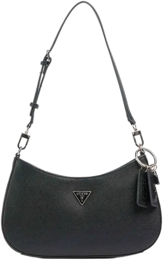 GUESS sac à épaule bandoulière Noelle II Double Pouch Crossbody Bag Black noir