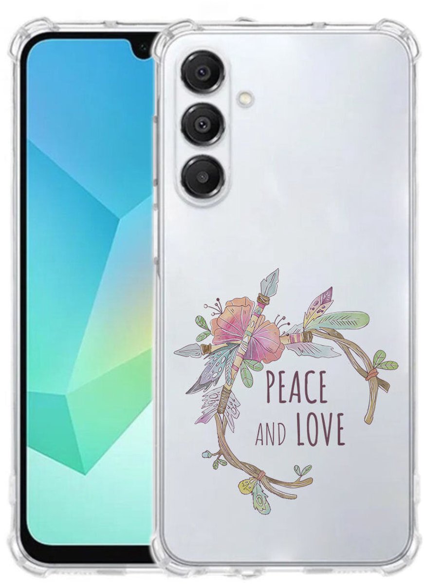 TPU Telefoonhoesje Samsung Galaxy A17 - Boho Tekst schokabsorberende backcover