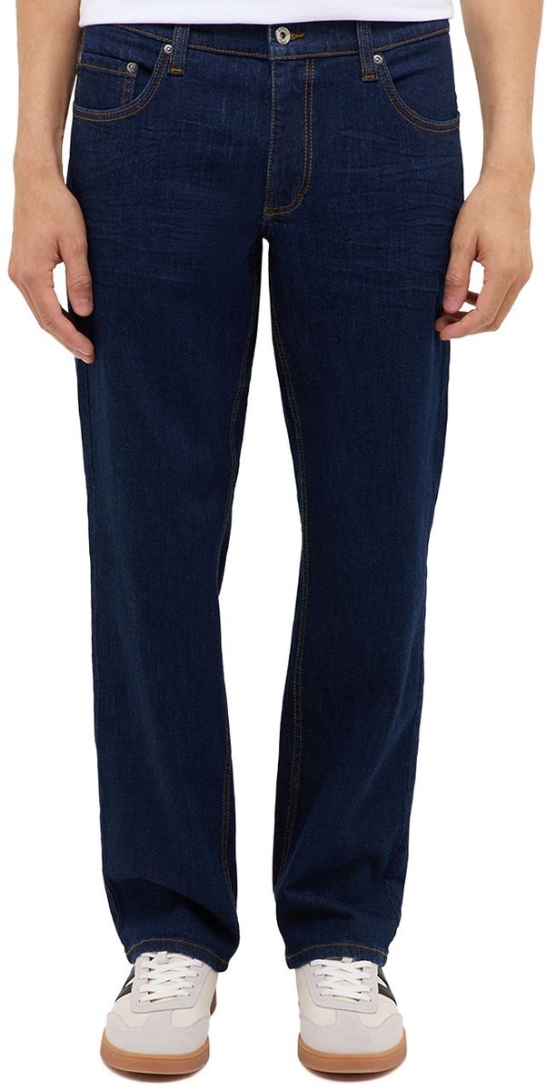 Mustang Heren Jeans Broeken regular/straight Fit Blauw 38W / 32L Volwassenen