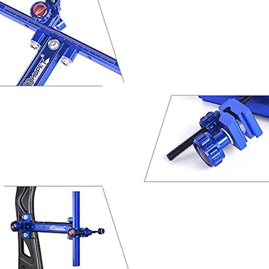 Gebogen Boog Sight Accessoires T Vorm Aluminium Boogschieten Doel Zicht Gereedschap voor Jacht Boogschieten — afbeelding 3