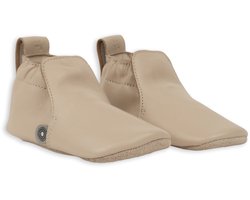 Lodger Stepper leren slofjes voor baby's - beige