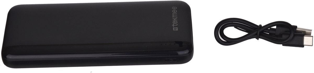TEKMEE Powerbank 10000mAh – 2USB + Type-C – Draagbare Oplader – foto 2
