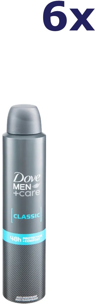 6x Dove Deo spray - 200ml - men+care clean comfort