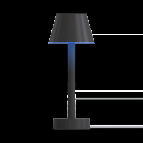 Lucas Oplaadbare Tafellamp Hout Draadloos | Dimbaar USB-C | Compact – AC Homedecoration