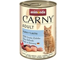 Animonda Carny Adult - Natvoer Kat - Kip & Zalm - Graanvrij - 1 x 400g