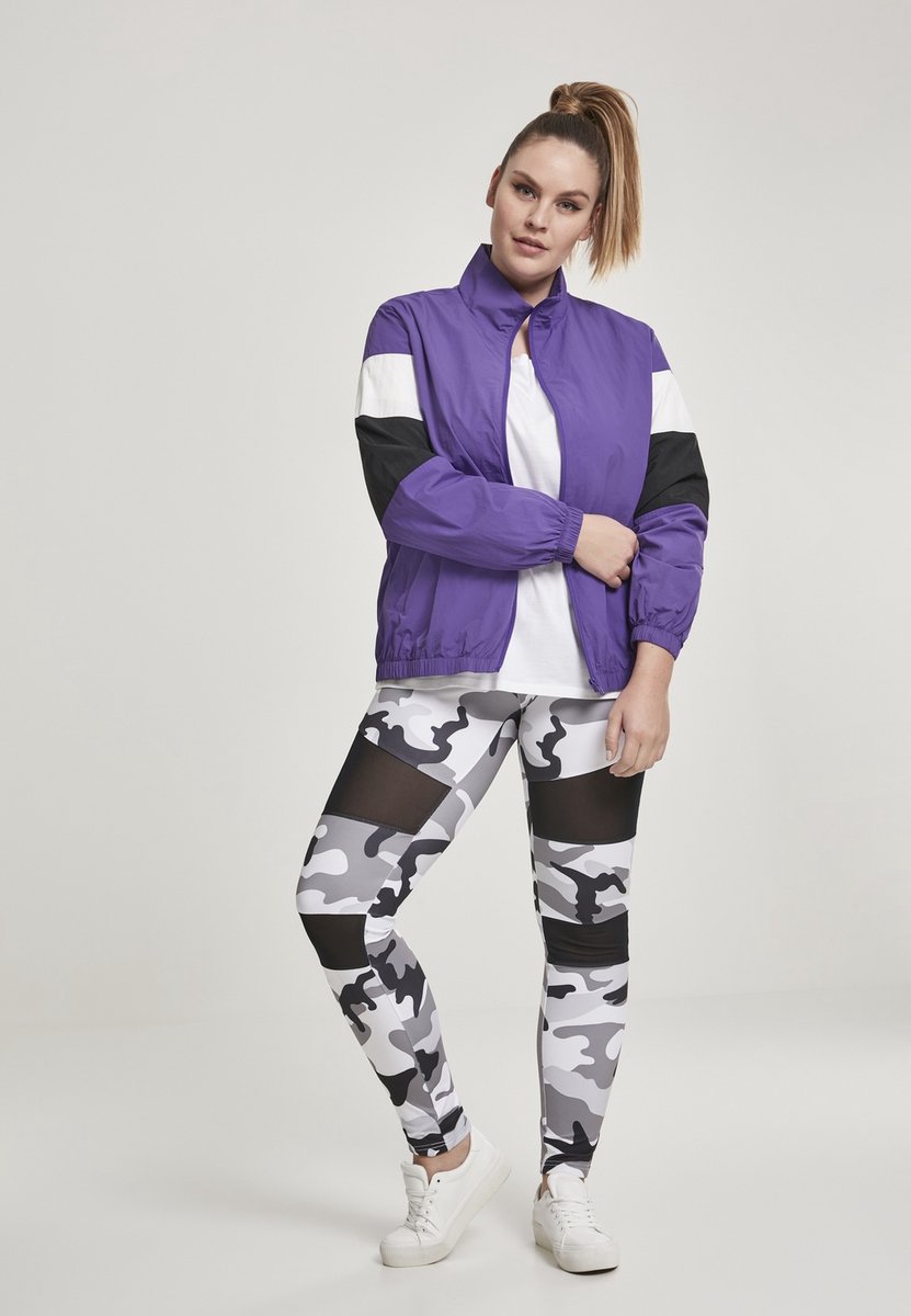 Urban Classics Camo Tech Mesh Legging Camouflage XS Grijs