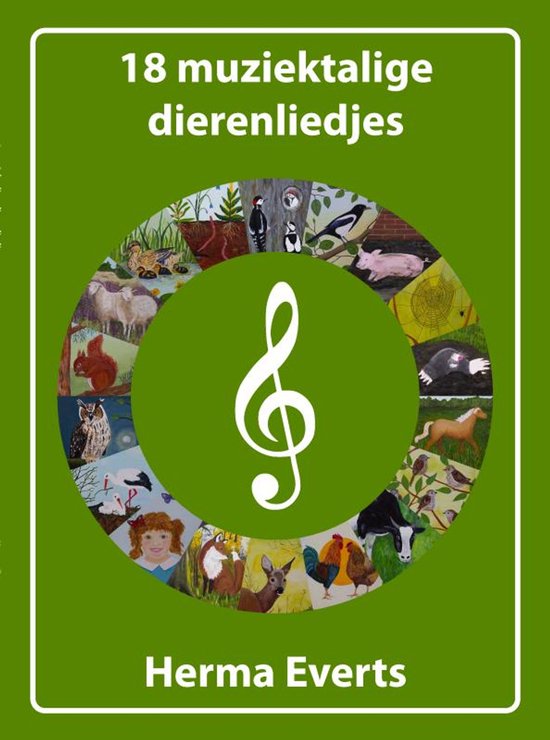 18 muziektalige dierenliedjes - cover