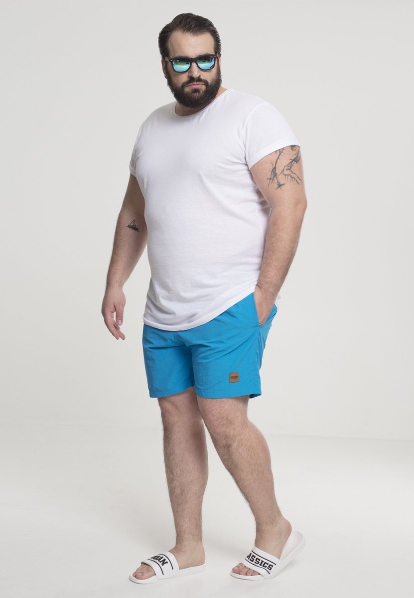 Men’s Bathing Costume Urban Classics TB1026 S Turquoise