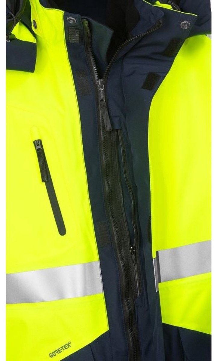 Fristads Hi Vis Gore-Tex 3-In-1 Winterparka Klasse 3 4989 Gxb Hi-Vis Marineblauw