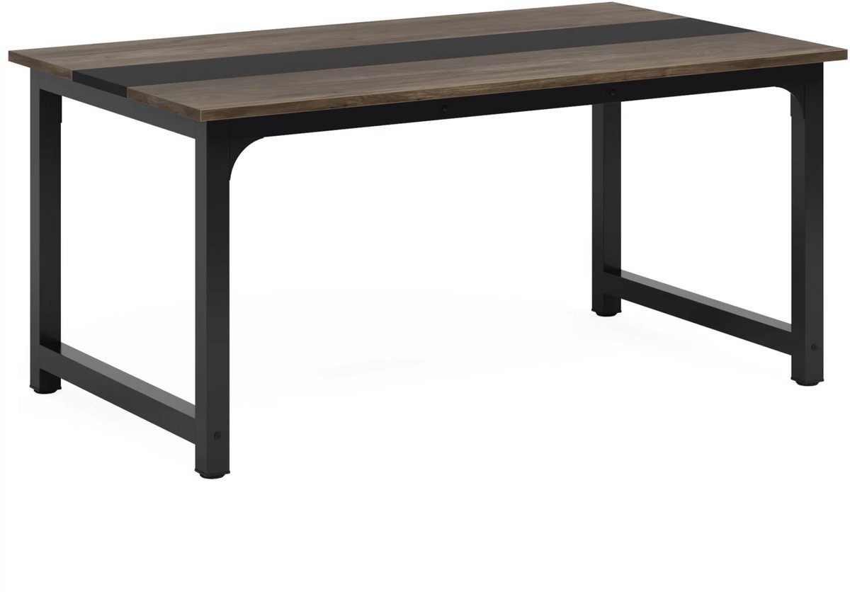 Happiq Eettafel Vienna - 160cm - Voor 6 personen - Voor keuken en woonkamer - Bruin