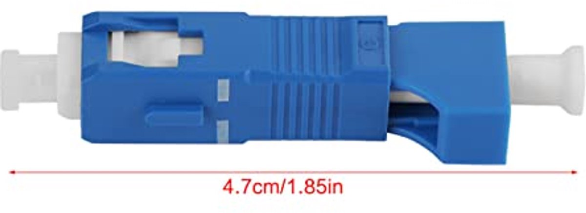Glasvezelconverter, SC Male naar LC Female Single Mode Glasvezeladapter Power Converter Hybride optische adapter voor apparatuur