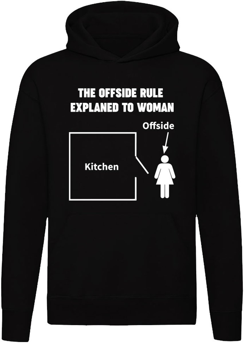 The Offside Rule Hoodie - unisex - voetbal - buitenspel - sport - grappig - trui