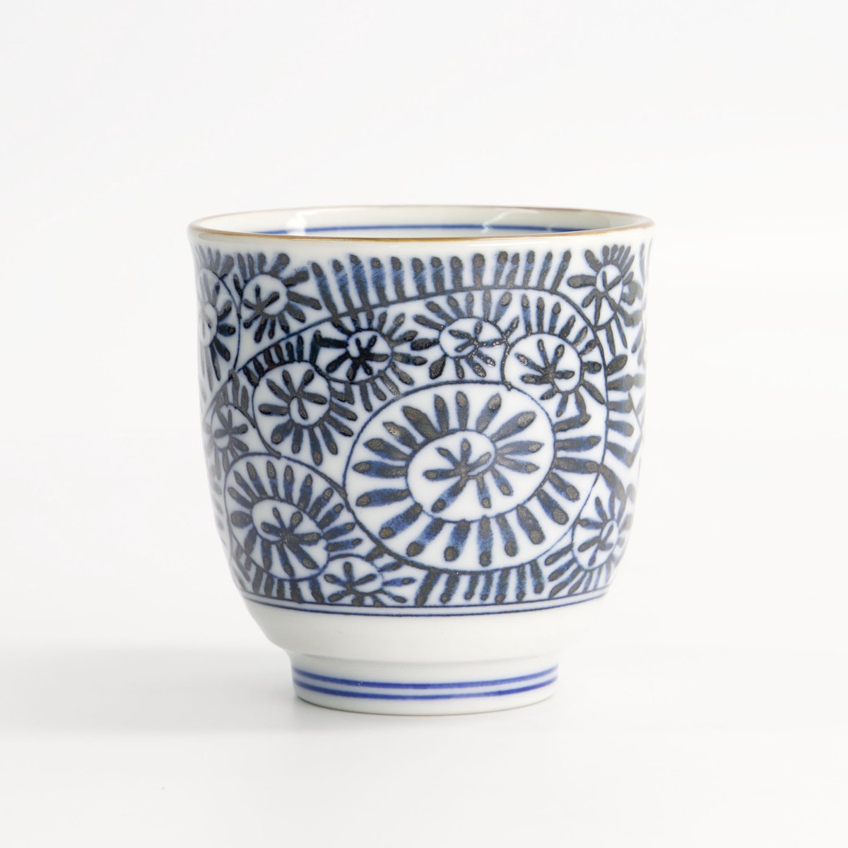 Tokyo Design Studio - Theekopje - Blauw/Wit - 8x7,9 cm