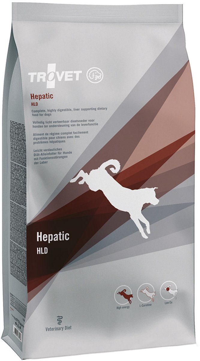 TROVET Hepatic HLD Hond - 12,5 kg + 6 x 400 gr blikken