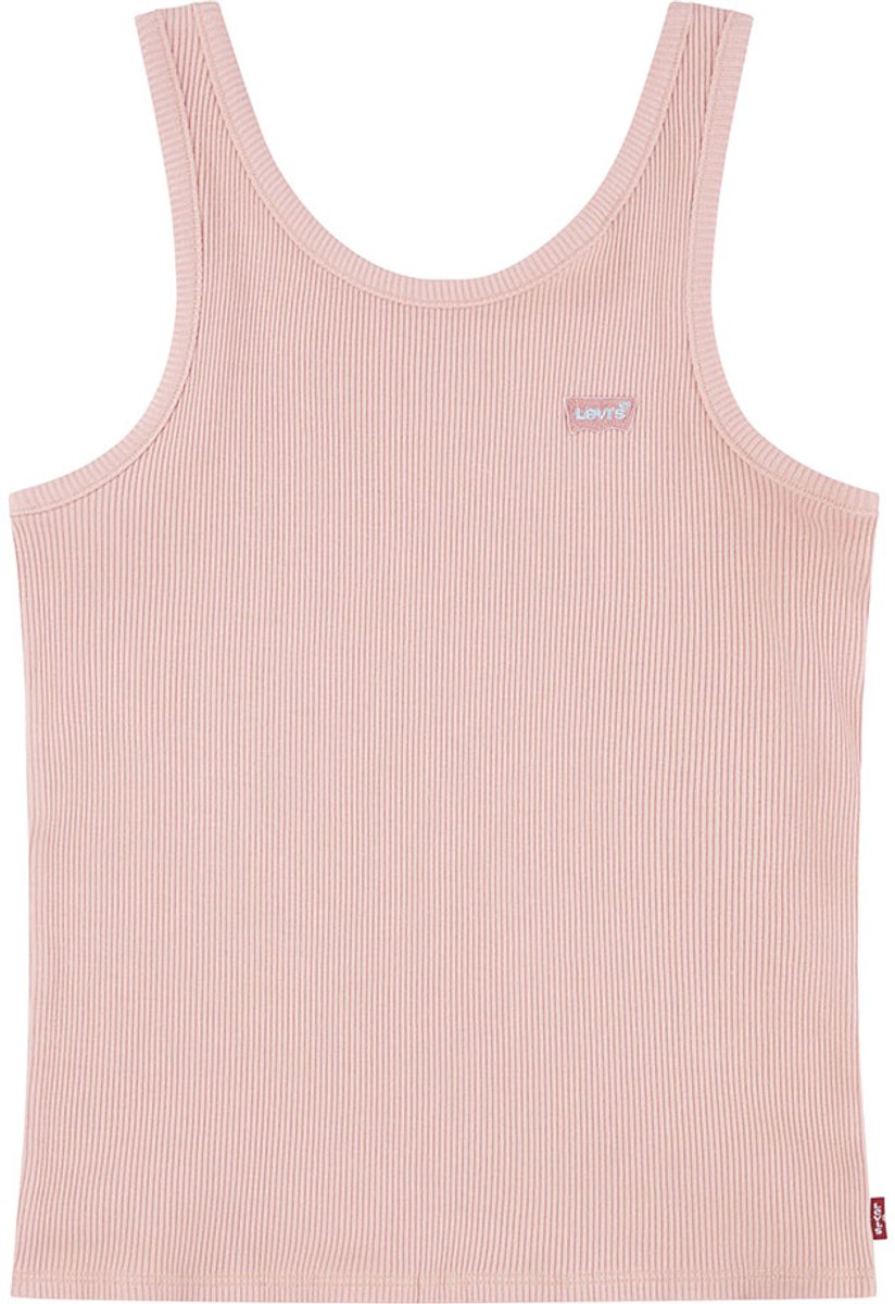 Levi´s ® Kids Meet And Greet Ribbed Mouwloos T-shirt 8 Years Jongens Meisjes Candlelight Peach