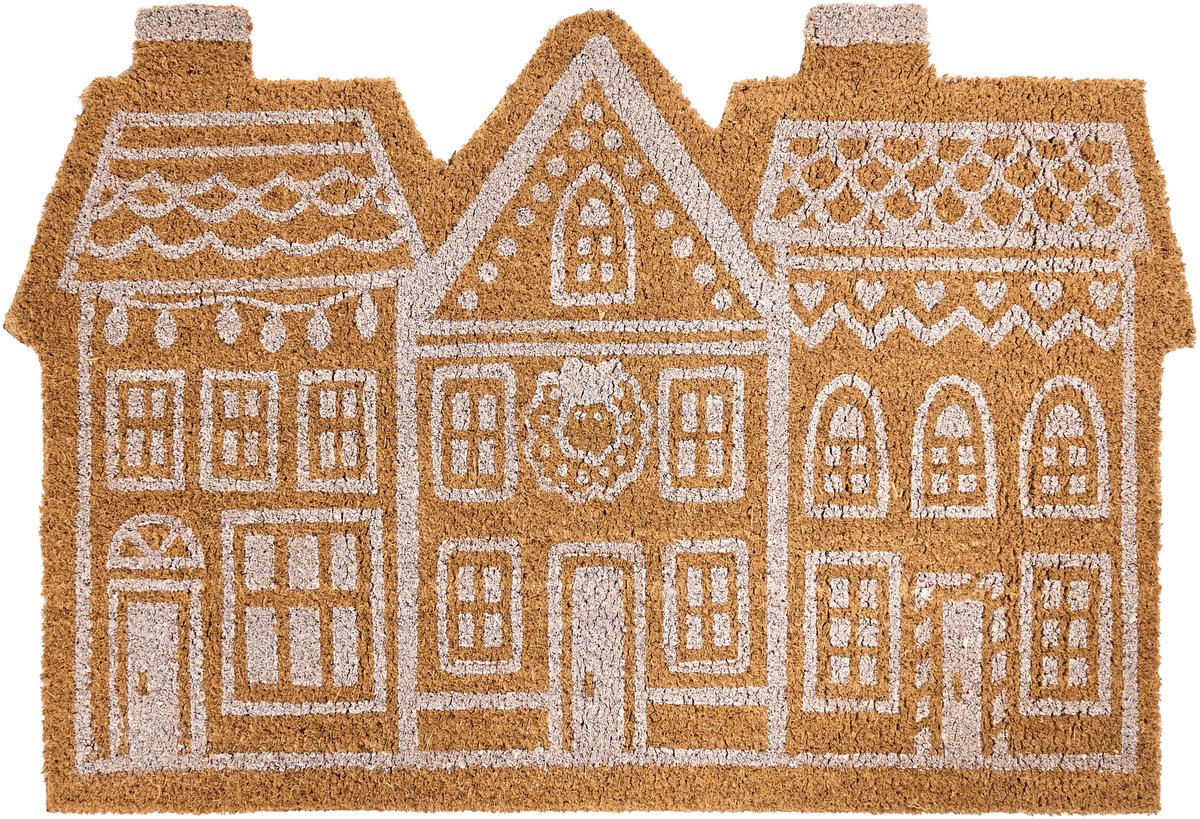 Beliani MUHIKAP - Deurmat - Natuurlijk - 60 x 90 cm - Kokos