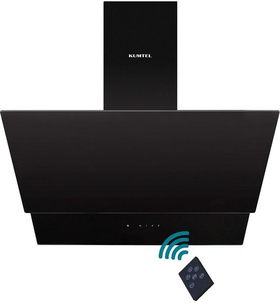 Kumtel DA6-835- Afzuigkap 60cm - Zwart Touchscreen - Afstandsbediening