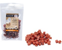 Beeztees Tasty Treats Eenden Cubes - Hondensnacks - Hondenkoekjes - Hondensnoepjes - 200 gram