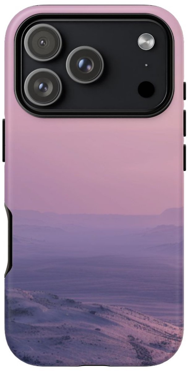 Buitenaards Landschap met Twee Zonnen – Telefoonhoesje Geschikt voor iPhone 17 Pro
