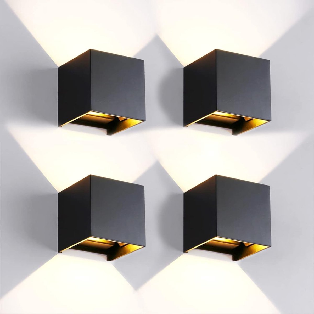 Moderne waterdichte wandlamp voor binnen en buiten – 6W LED met instelbare stralingshoek en natuurlijk licht
