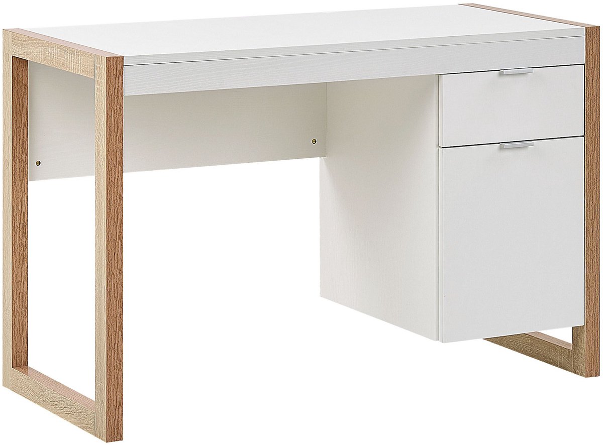JOHNSON - Bureau - Wit - Vezelplaat