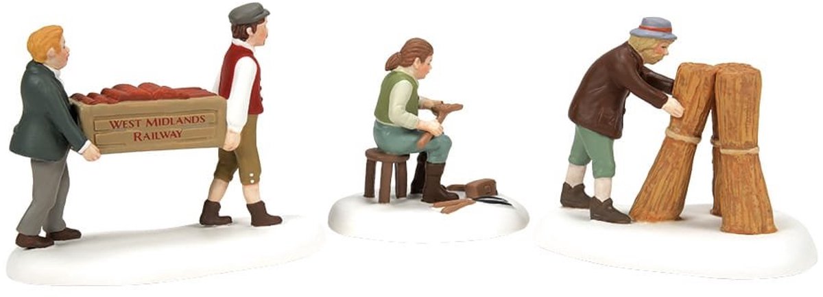 Harvesting Progress - 3 Piece Figurines - Dickens Village