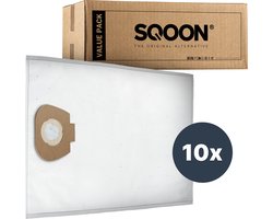 SQOON® Stofzuigerzakken Geschikt voor Nilfisk Alto / WAP / KEW AERO 20/25 & Makita VC2010 / VC2512 / VC3011 - 10 Stuks