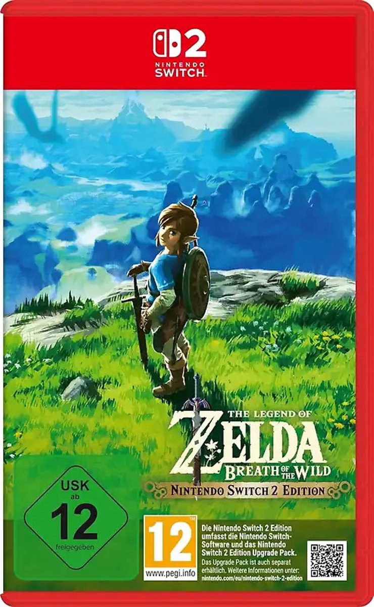 The Legend of Zelda Breath of the Wild Switch 2 Edition-Duits (Switch 2) Gebruikt