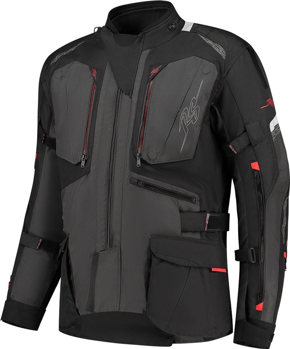 Rusty Stitches Cliff Waterdichte motorfiets textieljas -