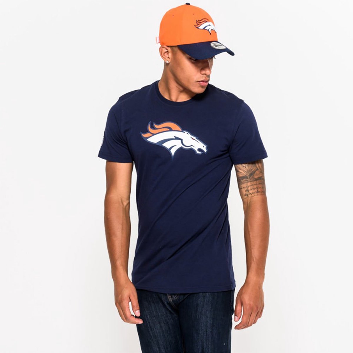 T-shirt Denver Broncos NFL Obsidiaanblauw