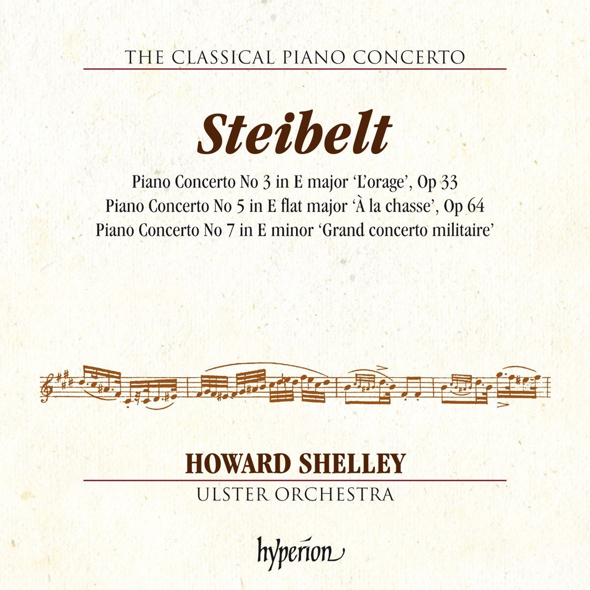 Howard Shelley, Ulster Orchestra - Steibelt: Piano Doncertos No.3,5,7 (CD)