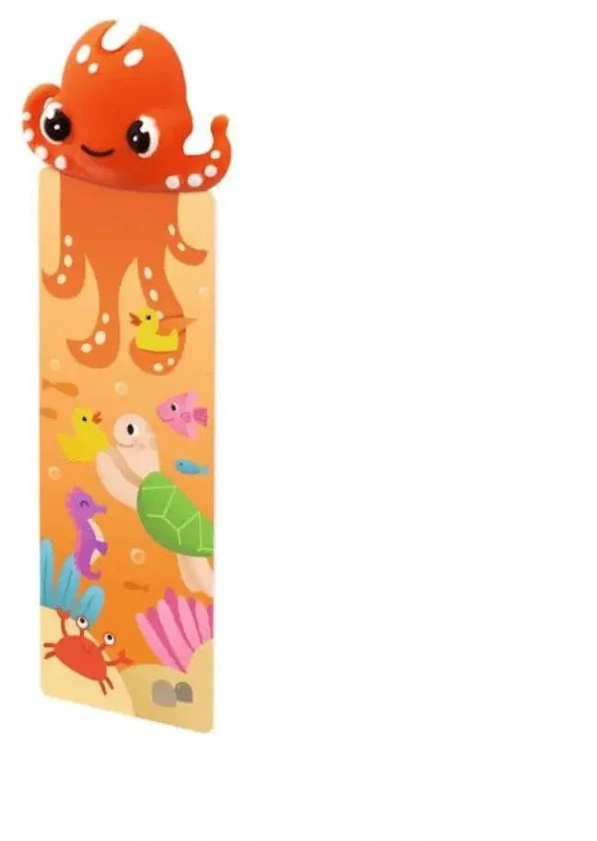 3D Boekenlegger Octopus - Boekenlegger