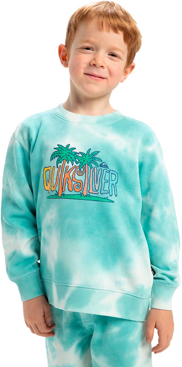 Quiksilver Tie Dye Sweatshirt 6 Years Jongens Blauw