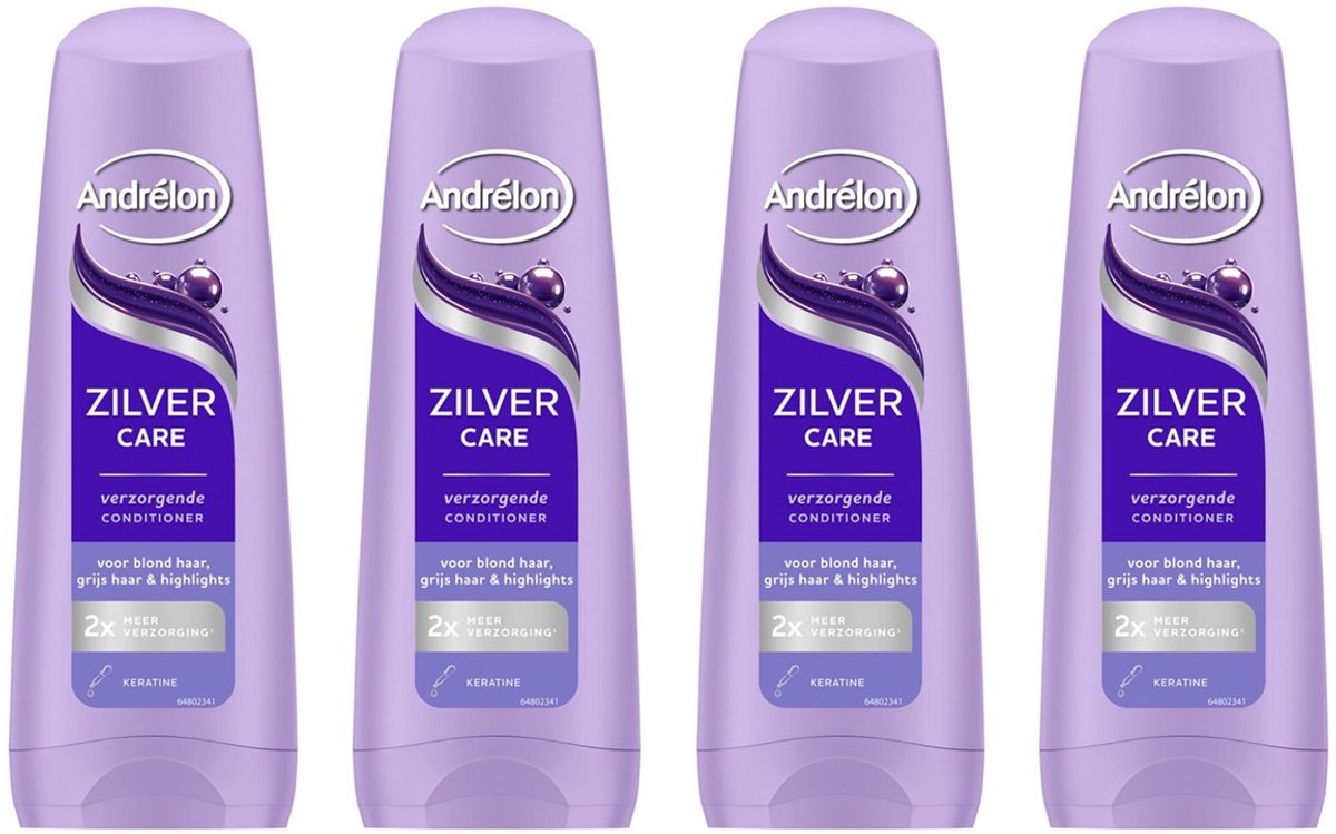 Andrélon Conditioner Zilver Care - 4 x 200 ml