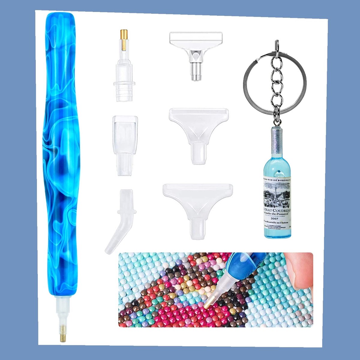 Diamant Pen - 5D Diamant Strass Picker - voor Diamant Painting, Borduren en Nagelkunst