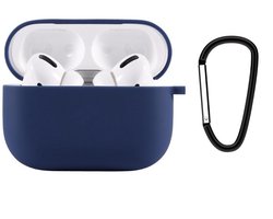 Studio Air® Airpods Pro 2 Hoesje - Met Haak - Soepele Siliconen Case - Royal Blue