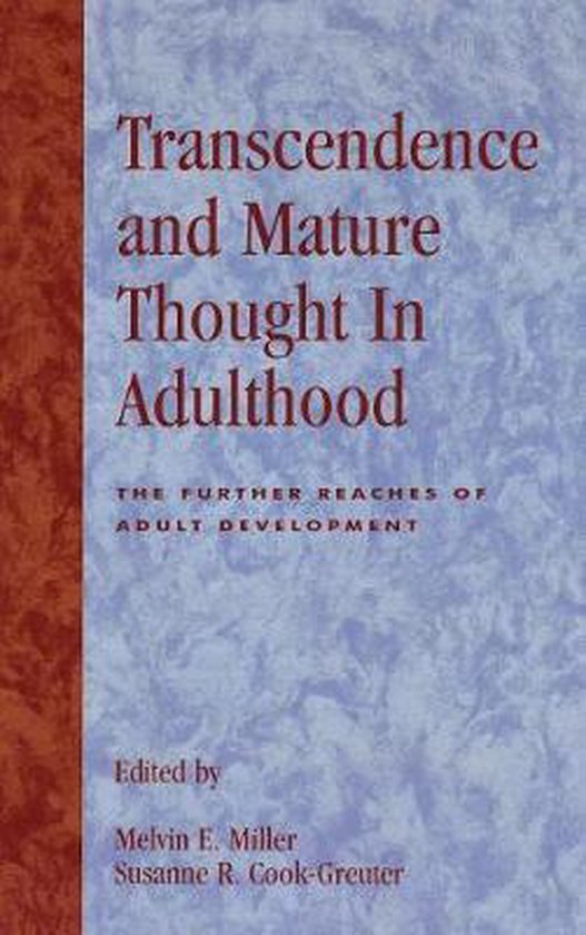 Transcendence and Mature Thought in Adulthood - cover