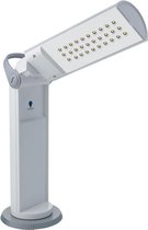 Daylight Bureaulamp met LED  - Leeslamp Slaapkamer - Draagbaar - Verstelbaar - Wit