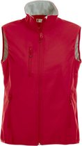 Clique Basic Softshell Vest Ladies 020916 - Rood - XS