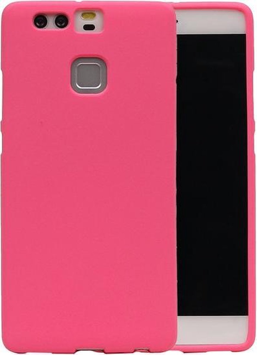 Roze Zand TPU back case cover hoesje voor Huawei P9