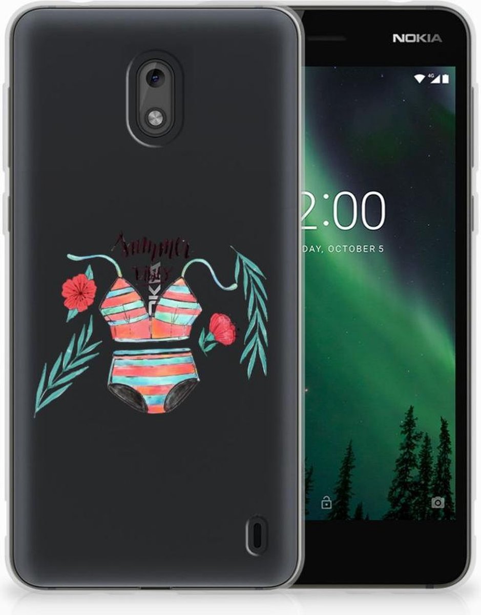 Nokia 2 Telefoonhoesje met Naam Boho Summer