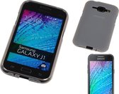 MP Case TPU Cover voor Galaxy J1 met verpakking Wit
