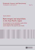 Corporate Finance and Governance 16 - Bank mergers and acquisitions in the Asia-Pacific region