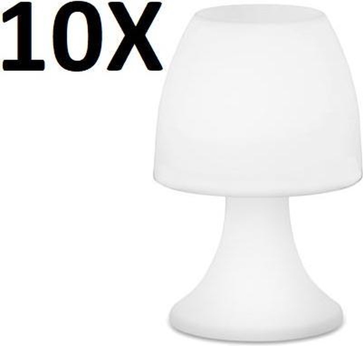 Classificeren Boodschapper doolhof Smooz mushroom LED Tafellamp 10 stuks voordeelverpakking | bol.com