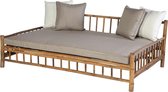 Persoon Exotan Bamboe lounge daybed bamboo natural finish
