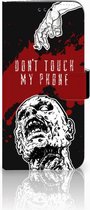 Geschikt voor Samsung Galaxy S9 Plus Bookcase Hoesje Design Zombie Blood