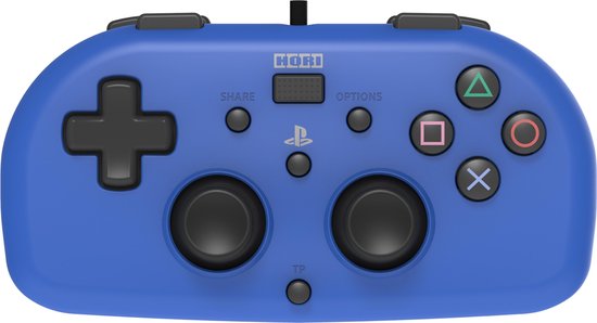 Hori PlayStation 4 Mini Gamepad – Kids Controller – Official Licensed – Blauw