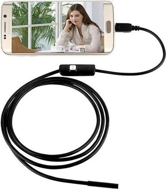 Endoscoop met HD Camera voor android telefoon - Zwart | bol.com